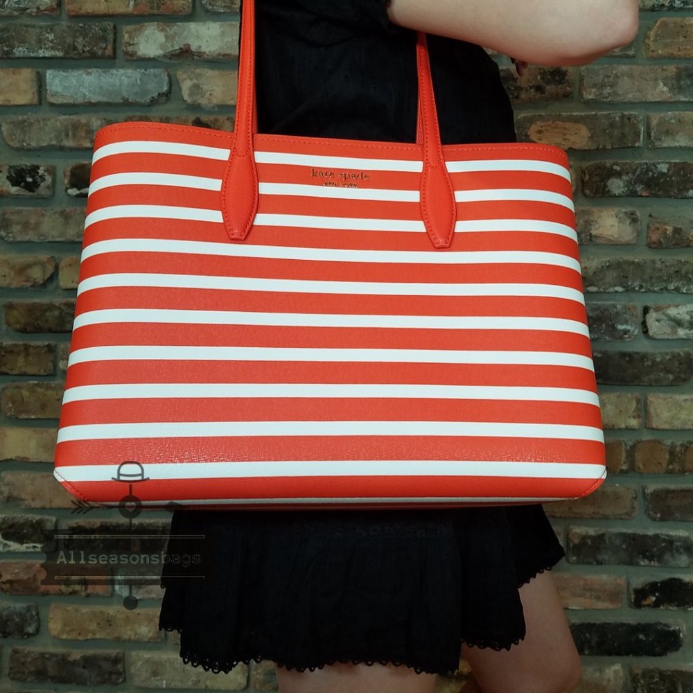 Kate Spade ALL DAY Sailing Tote Tamarillo Multi - Picture 6 of 9